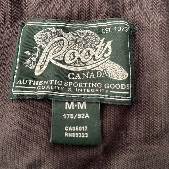 𝅺roots | zip & snap button hooded drawstring waist jacket Size M - Picture 10 of 11